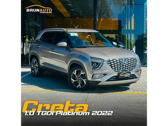 HYUNDAI CRETA 1.0 TGDI FLEX PLATINUM AUTOMÁTICO HYUNDAI CRETA 1.0 TGDI FLEX PLATINUM AUTOMÁTICO